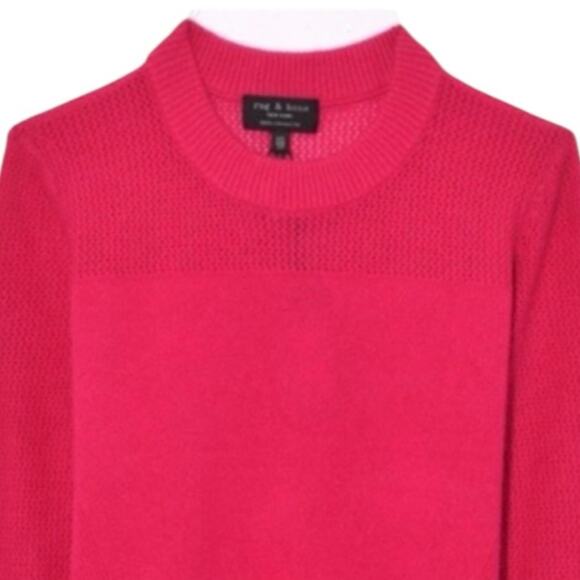 Rag and Bone Cashmere Sweater Hot Pink Size XS - Picture 6 of 7
